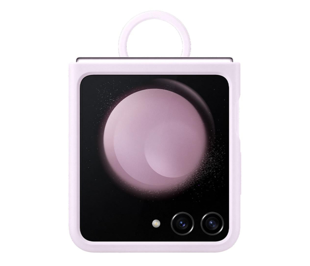 SAMSUNG Silicone Case with Ring Galaxy Z Flip 5 EF-PF731TVEGWW Lavnder - 1158942 - zdjęcie